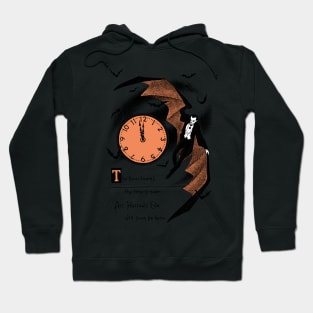 Dracula Awaiting Halloween O'clock Hoodie